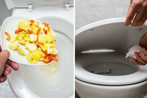 Запаниковала, когда унитаз забился в гостях, но вовремя вспомнила чудесное средство