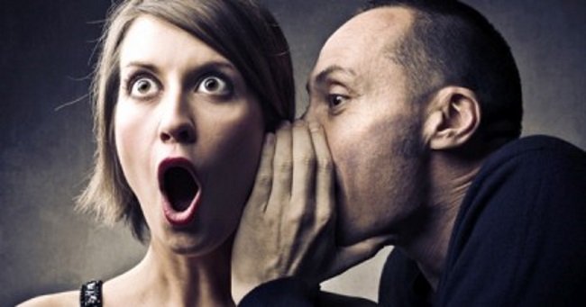 женщина в шоке