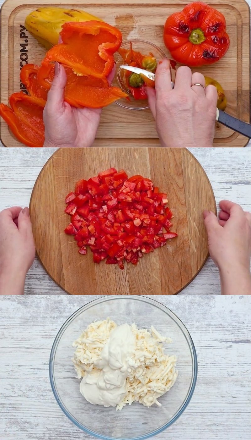 закуска из баклажан с чесноком