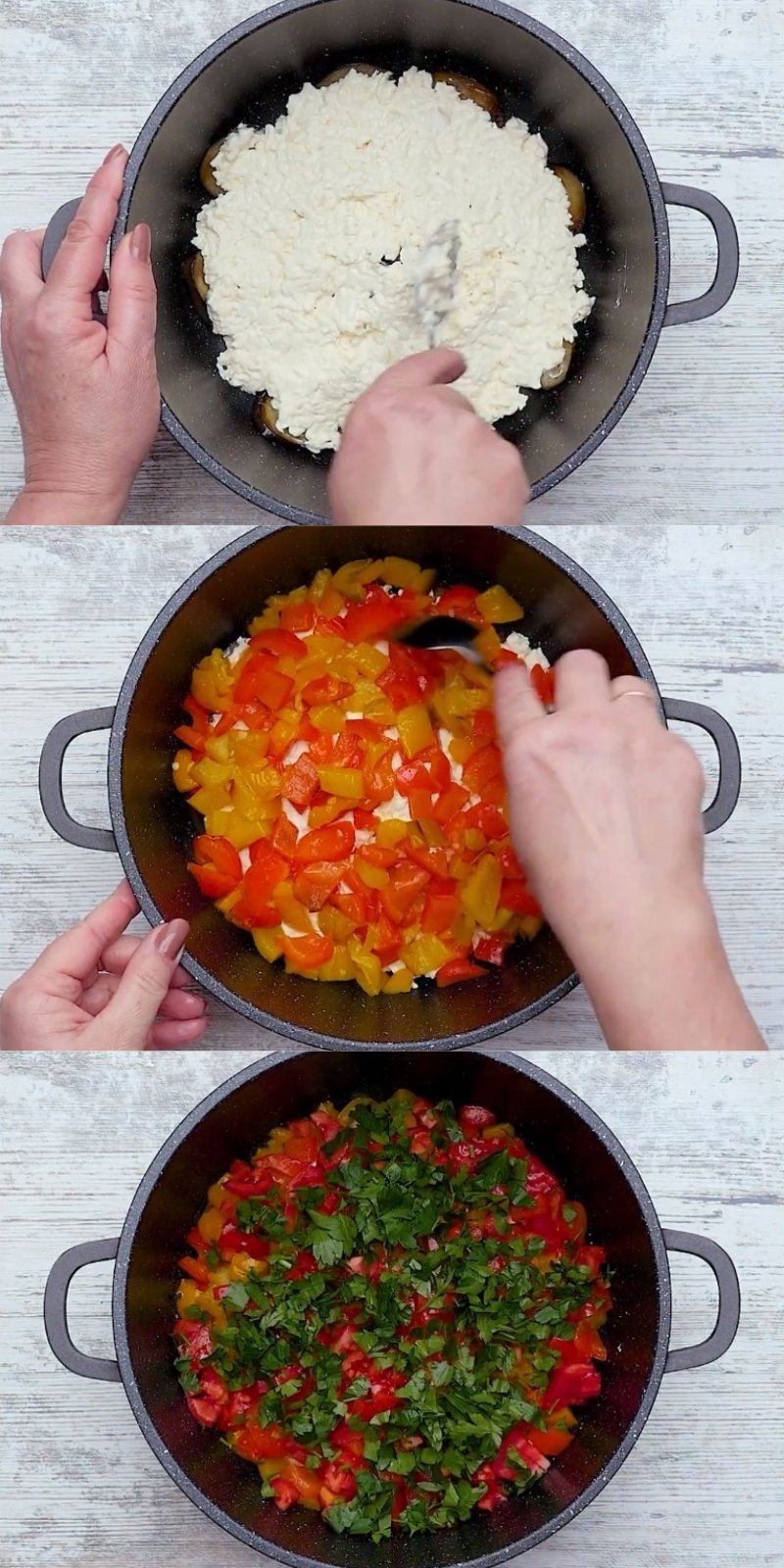 закуска из баклажанов с сыром чесноком и помидорами