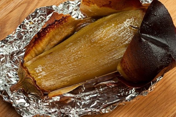 Рецепт закуски из баклажанов с чесноком