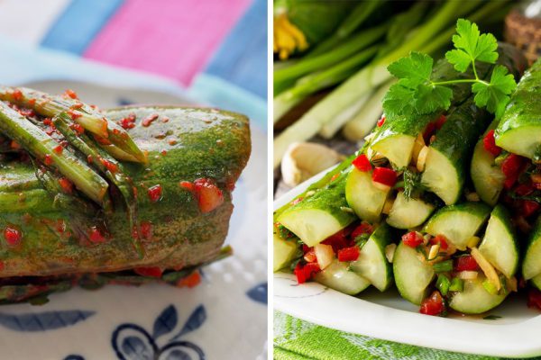 Как приготовить закуску из огурцов