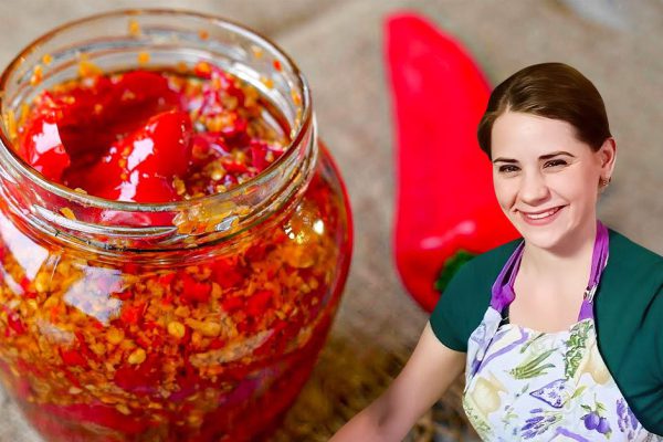 Турецкая свекровь меня расцеловала, отведав закуски из болгарского перца на зиму