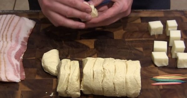 Идеальная закуска из теста, сыра и бекона. Вкус, перед гармонией которого не устоит никто…