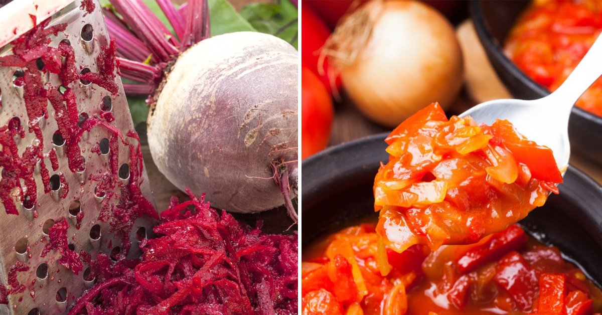 Закуска со свеклой