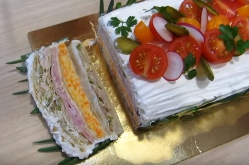 napoleonový koláč