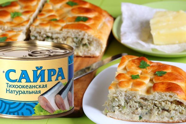 В чём залог сбалансированного вкуса заливного пирога с рыбой