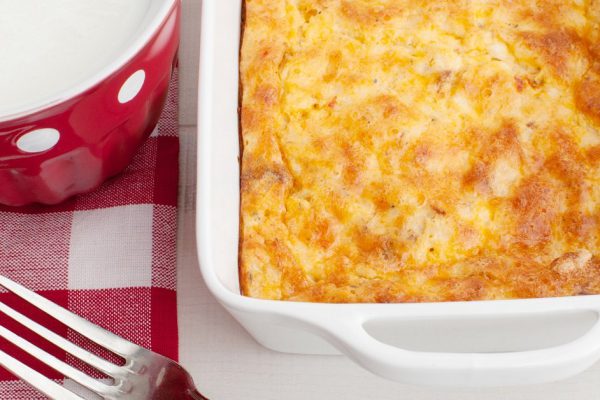 Рецепт заливного пирога с сыром