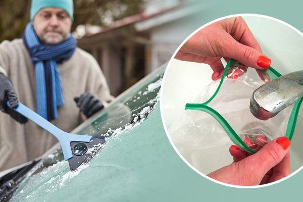 Пока сосед шкрябает лед на лобовом и страдает, у меня оно чистое и гладкое, не нужно прогревать машину, делюсь своим зимним хитом