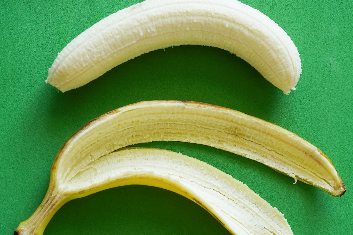 замороженный банан с молоком