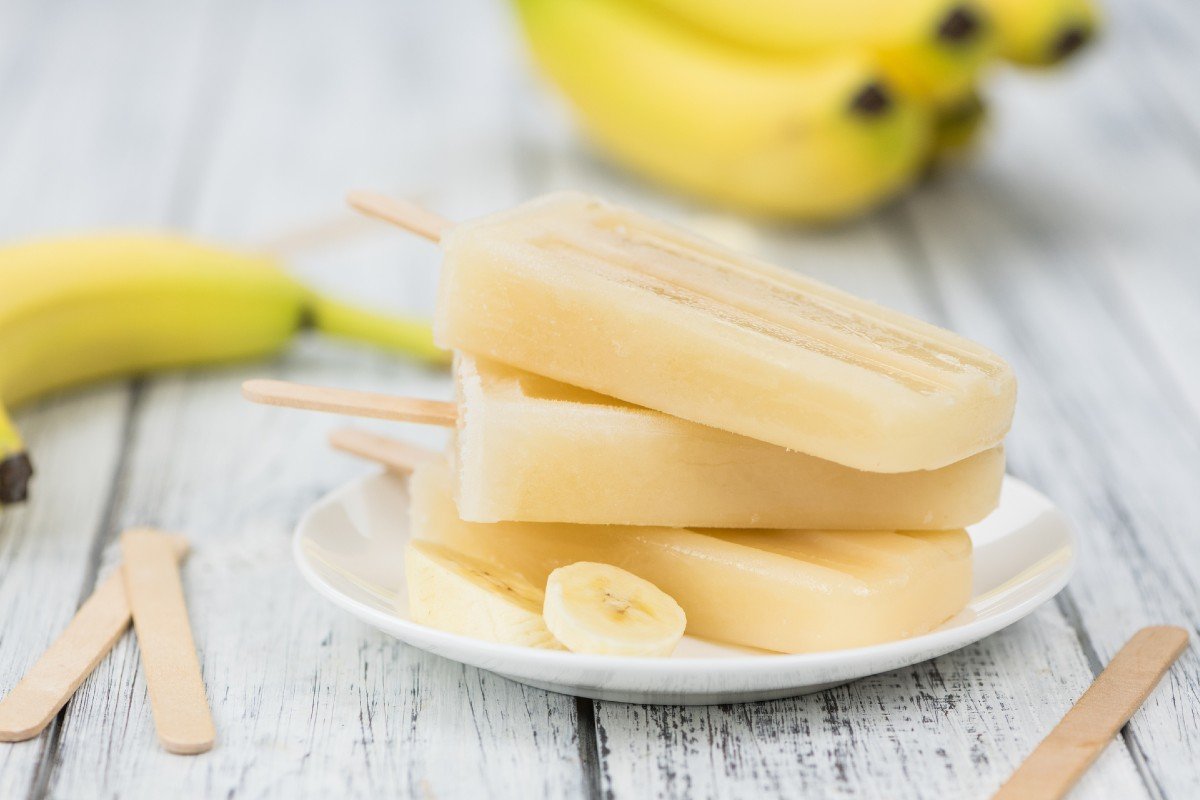 замороженный банан смузи