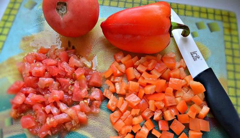 помидоры и перец