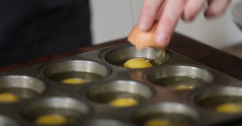 запеченные яйца