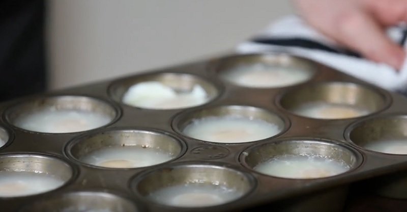 запеченные яйца