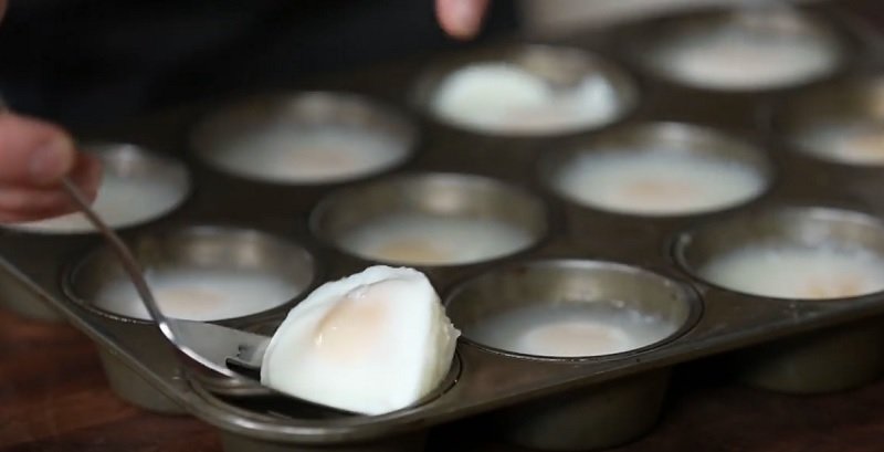 запеченные яйца