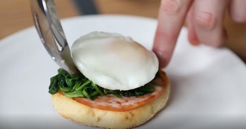 запеченные яйца