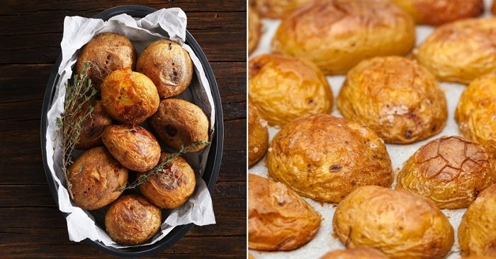 картофель в пергаменте