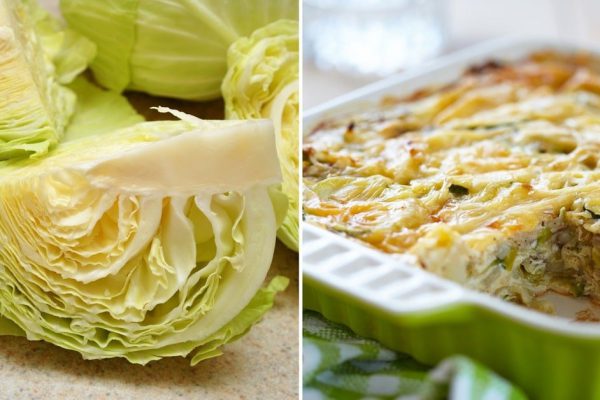 Инструкция по приготовлению творожной запеканки с молодой капустой