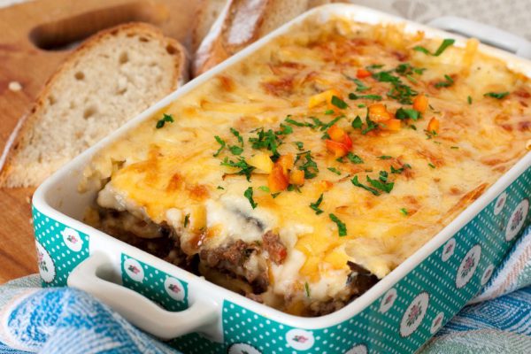 Рецепт картофельной запеканки с сыром и грибами