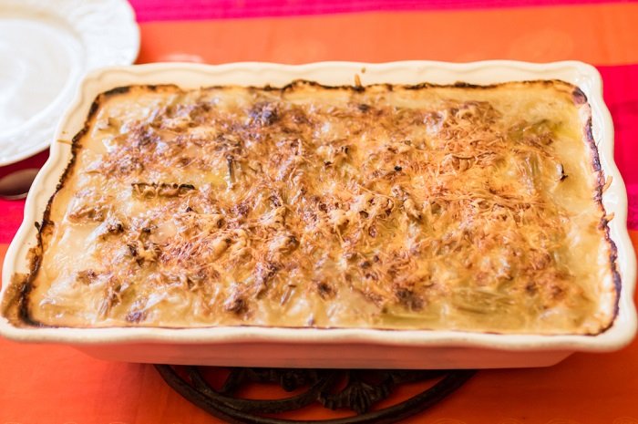 картофельная запеканка с творогом