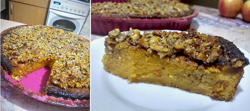 запеканка из тыквы с творогом