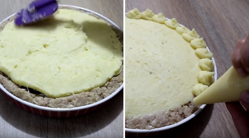 картофельная запеканка с грибами в духовке