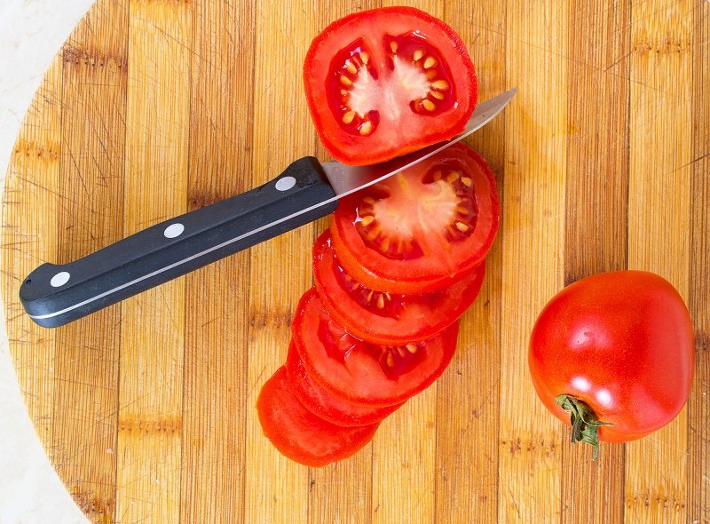 как нарезать помидоры для шаурмы