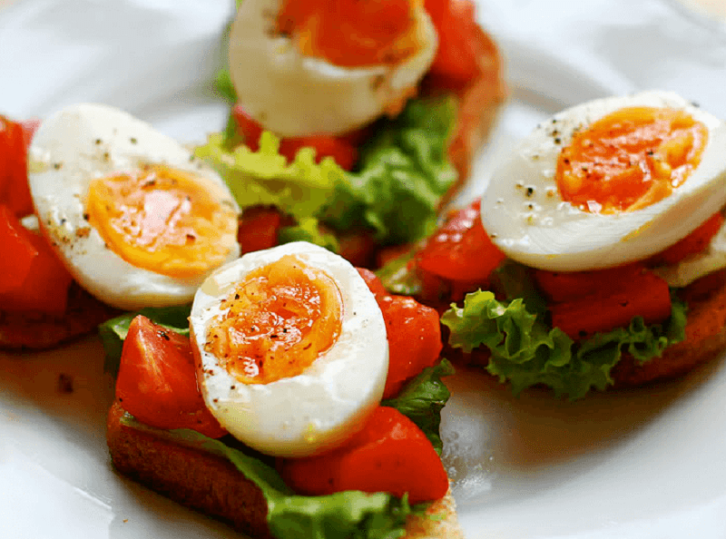 яичница на завтрак