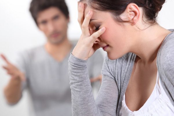 Couple having an argument