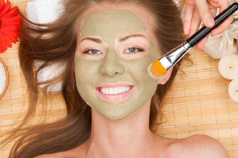 маска для лица из зелени