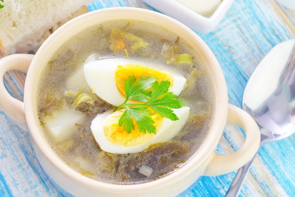 Как приготовить зеленый борщ