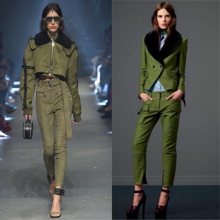 темно зеленый в одежде