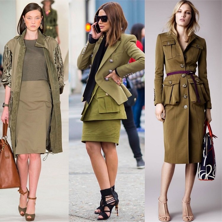 темно зеленый в одежде