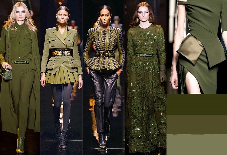 одежда зеленого цвета