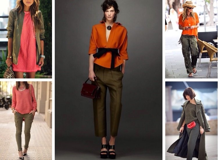 одежда зеленого цвета