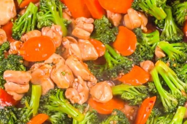 Быстрое жаркое из курицы