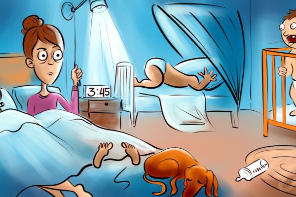 Остроумный ответ молодой мамы на вопрос мужа о том, чем она занимается весь день напролет