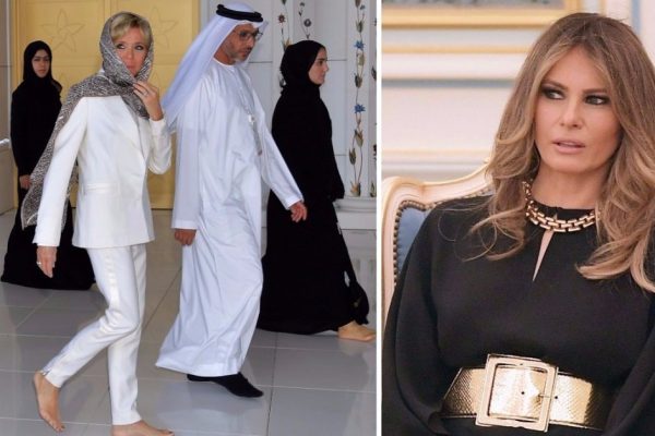 Брижит Макрон заткнула за пояс Меланью во время визита на Ближний Восток! В отличие от последней, леди Макрон покрыла…