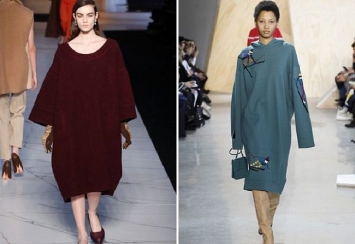 женственная одежда зимой