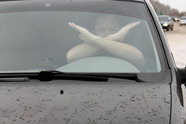 Если встречный водитель скрестил руки, нужно срочно поступить так