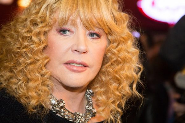 MOSCOW - OCTOBER, 7: Singer Alla Pugacheva. Premiere of the movie Solnechny Udar, October,7 , 2014 at Octyabr Cinema in Moscow, Russia