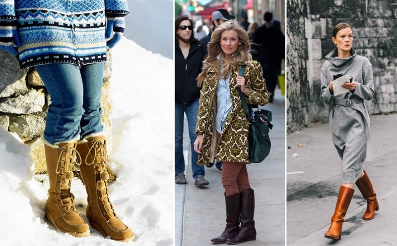 зимний гардероб для женщины за 40